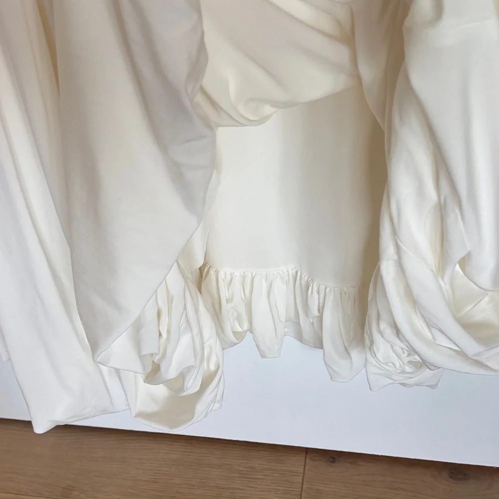 La Ligne Cream One-Shoulder Dress - Picture 4 of 7